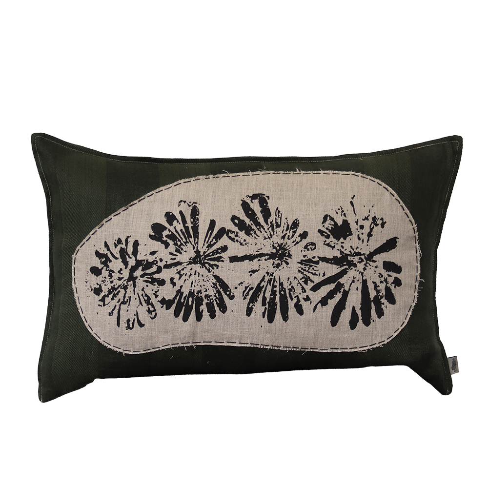 Spenophyllum Applique Cushion