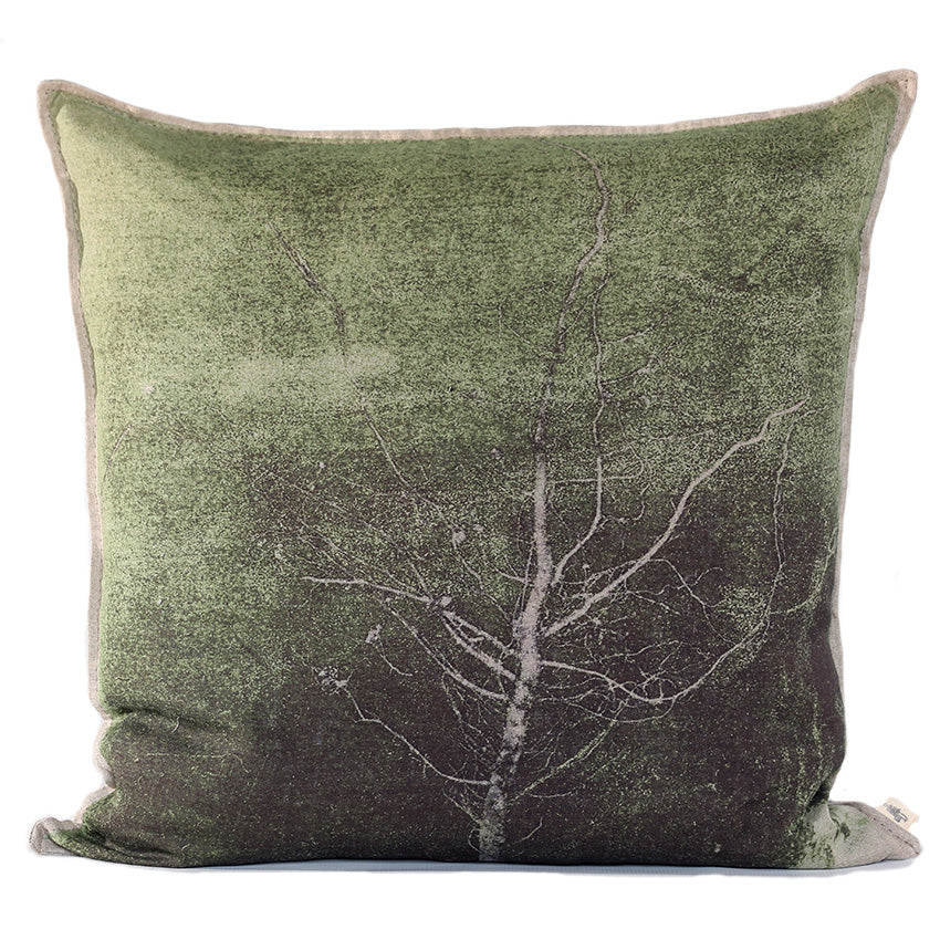 Groen Boom Cushion, Printed